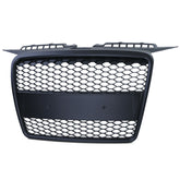 Sport Kühlergrill Wabengrill ohne Emblem Schwarz Matt für Audi A3 8P mit Serienausstattung 2005-2008